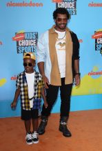 Future Zahir and Russell Wilson attend 2019 Nickelodeon Kid's Choice Sports Awards