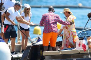 Kris Jenner and Corey Gamble Yacht