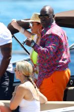 Kris Jenner and Corey Gamble Yacht