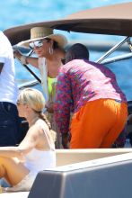 Kris Jenner and Corey Gamble Yacht