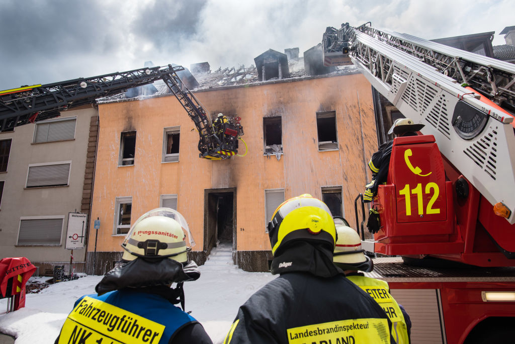 13 Injured in a domestic fire