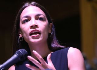 Rep. Alexandria Ocasio-Cortez Holds Immigration Town Hall In Queens
