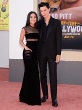 Vanessa Hudgens and Austin Butler attend Once Upon A Time In Hollywood Premiere
