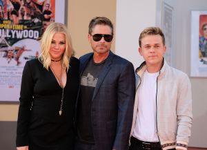 Rob Lowe family at the Once Upon A Time In Hollywood Premiere