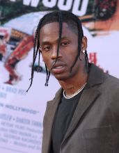 Travis Scott at the Once Upon A Time In Hollywood Premiere