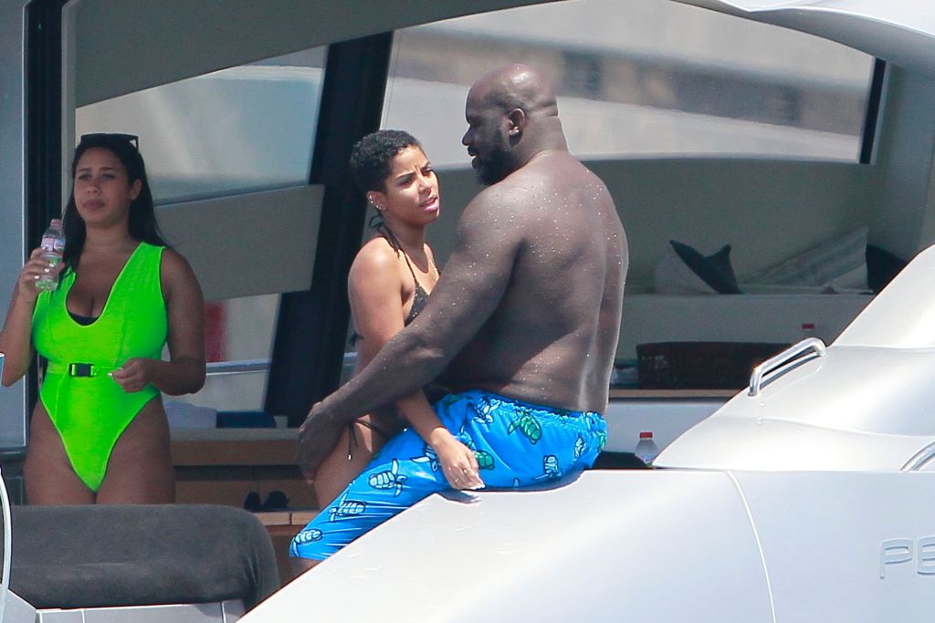 Shaq The Mack: Shaquille O'Neal Spotted Swimming With A Swee