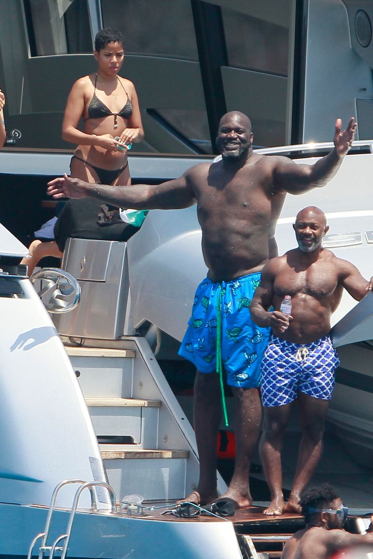 Shaq The Mack: Shaquille O'Neal Spotted Swimming With A Swee
