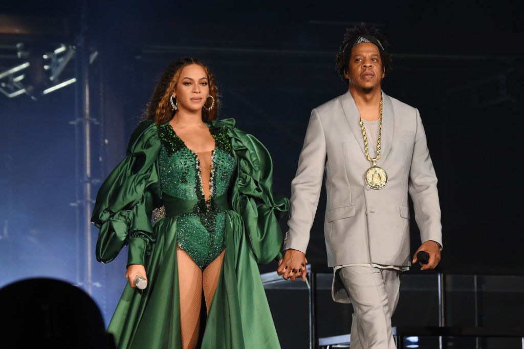 Beyonce and Jay-Z perform during the Global Citizen Festival: Mandela 100
