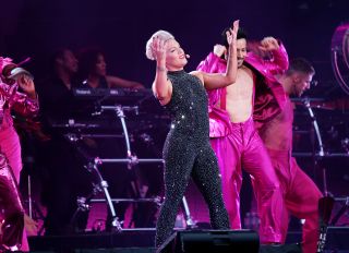 P!nk Performing at Liverpool Anfield Stadium
