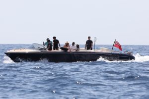 Kylie Jenner, Kris Jenner, Travis Scott and Corey Gamble