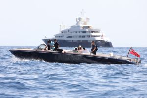 Kylie Jenner, Kris Jenner, Travis Scott and Corey Gamble