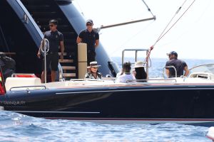 Kylie Jenner, Kris Jenner, Travis Scott and Corey Gamble