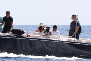 Kylie Jenner, Kris Jenner, Travis Scott and Corey Gamble