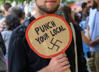 Anti Fascist and Anti Racist Protest in Lisbon