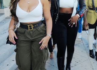 Jordyn Woods and Megan Thee Stallion Have Dinner at Catch LA