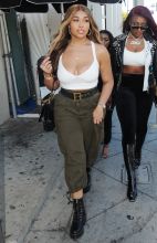 Jordyn Woods and Megan Thee Stallion Have Dinner at Catch LA