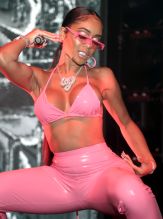 Saweetie at the Mustard Inaugural Summersfest