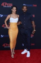 Corinne and Jamie Foxx at the '47 Meters Down: Uncaged' Premiere
