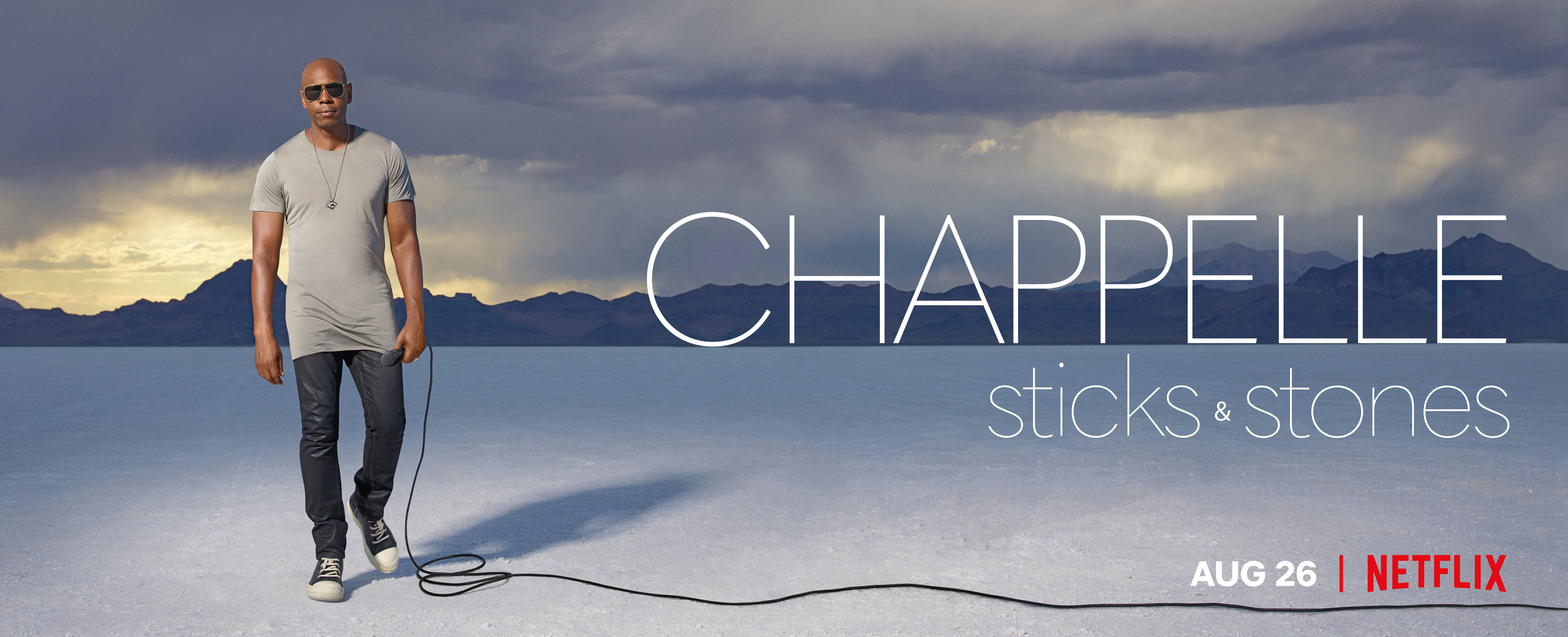 Dave Chappelle Sticks & Stones Key Art