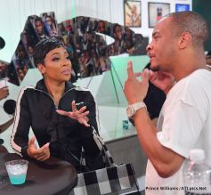 Monica and T.I. unveils Nipsey Hussle installation