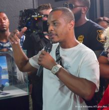 T.I. unveils Nipsey Hussle installation