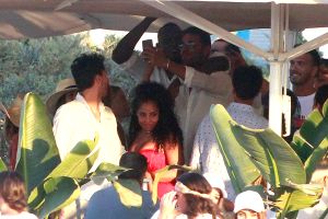 Usain Bolt and girlfriend Kasi J. Bennett vacation in Spain