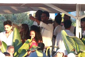 Usain Bolt and girlfriend Kasi J. Bennett vacation in Spain