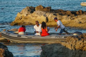 Usain Bolt and girlfriend Kasi J. Bennett vacation in Ibiza, Spain