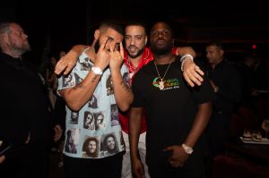 Drake, French Montana and Fat Joe at Haute Living event