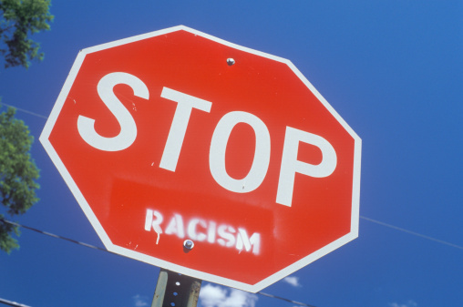 Stop Racism Sign