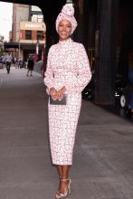 Halima Aden at the E!, ELLE, & IMG Host NYFW Kick-Off Party Top of the Standard, NY
