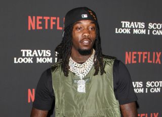 Offset attends the premiere of Netflix Travis Scott "Look Mom I Can Fly" in Los Angeles