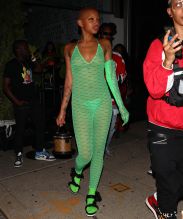 Slick Woods at Rihanna's Fenty Afterparty