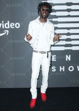 Saint Jhn arrives at Rihanna's Savage x Fenty Show presented by Amazon Prime Video