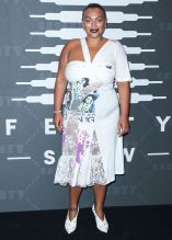 Paloma Elesser arrives at Rihanna's Savage x Fenty Show presented by Amazon Prime Video