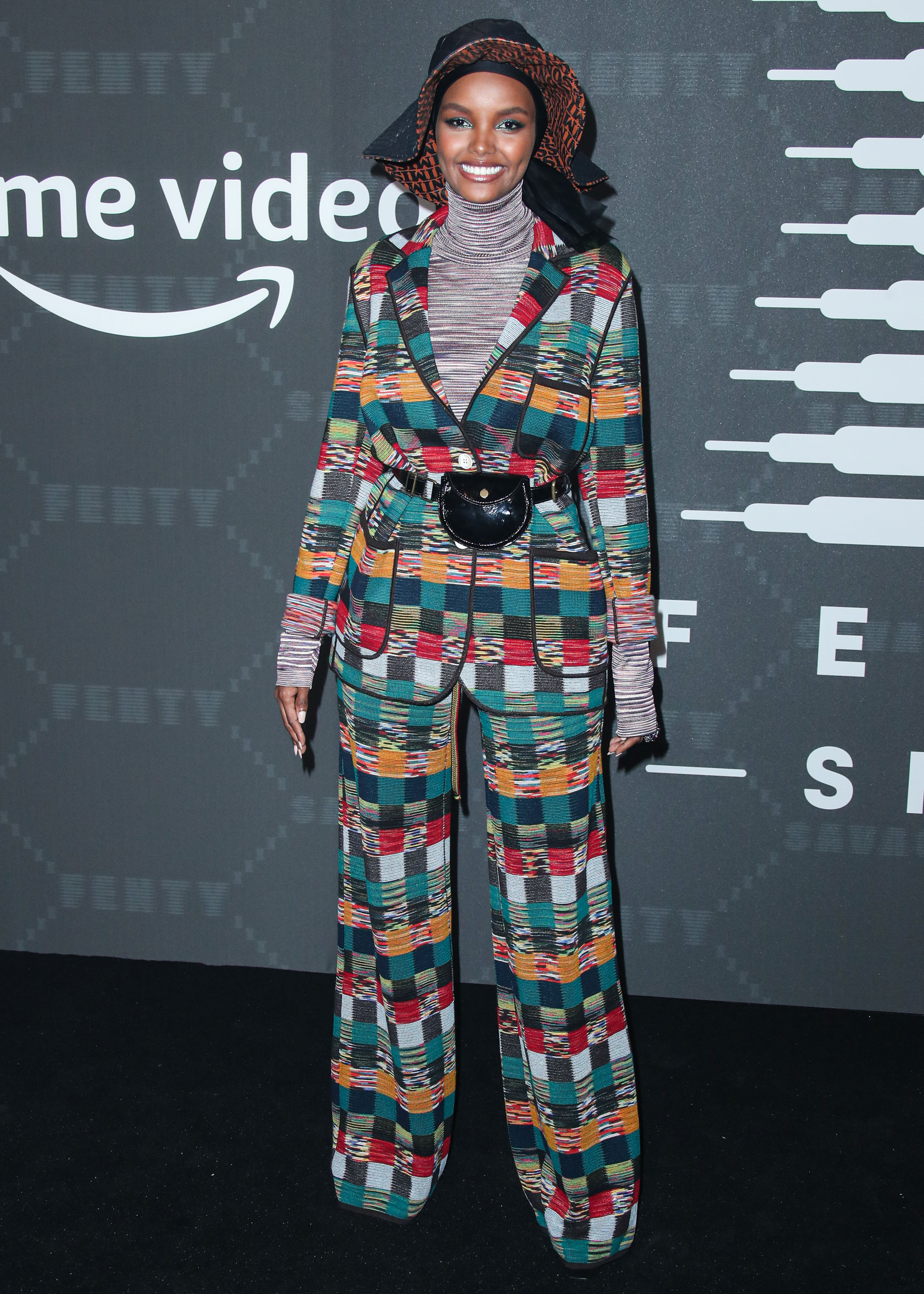 Halima Aden arrives at Rihanna's Savage x Fenty Show presented by Amazon Prime Video