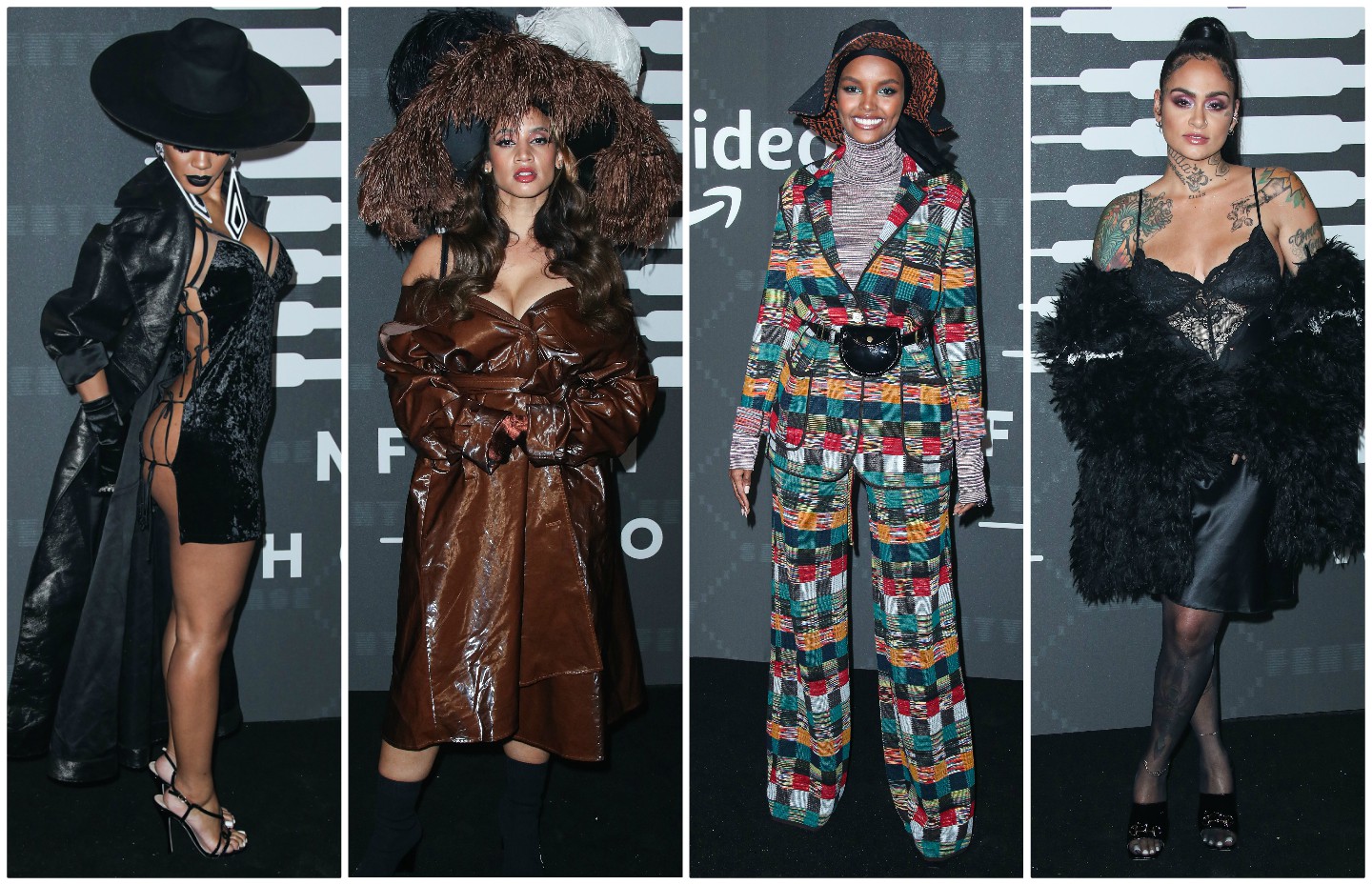 Saweetie Dascha Polanco Halima Aden and Kehlani arrives at Rihanna's Savage x Fenty Show presented by Amazon Prime Video