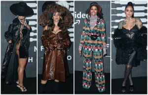 Saweetie Dascha Polanco Halima Aden and Kehlani arrives at Rihanna's Savage x Fenty Show presented by Amazon Prime Video