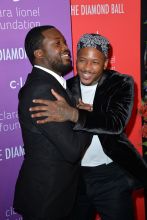 Meek Mill and YG at Rihanna's Diamond Ball