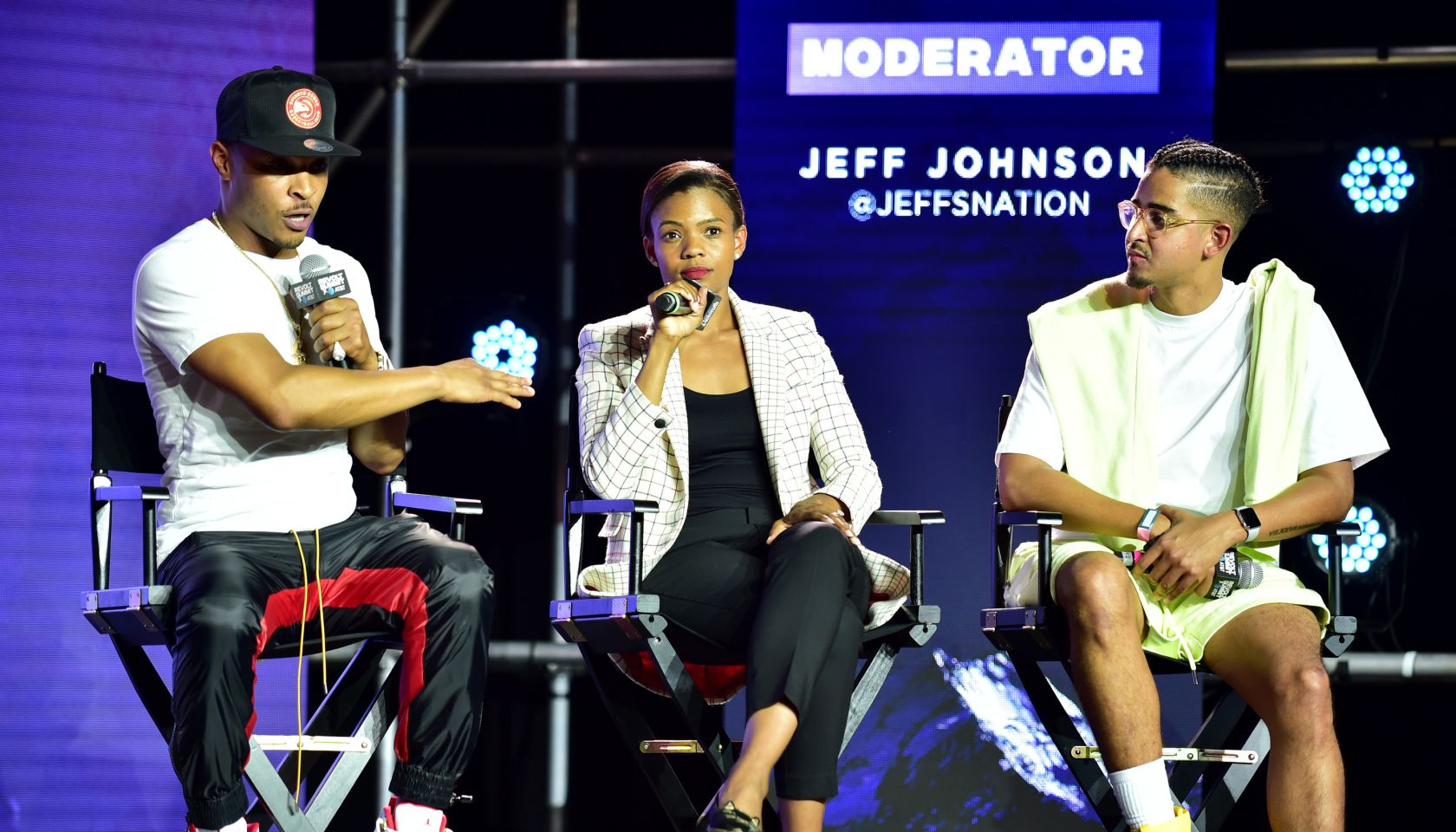 Candace Ownes & TI At Revolt Atlanta