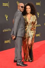 Courtney B. Vance and Angela Bassett at the 2019 Creative Arts Emmy Awards