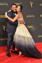 Anthony Anderson and Nicole Scherzinger at the 2019 Creative Arts Emmy Awards