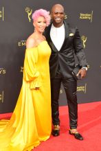 Rebecca and Terry Crews 2019 Creative Arts Emmy Awards