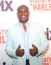Ty Jones at the Godfather Of Harlem Screening at the Apollo