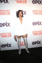 Antoinette Crowe-Legacy at the Godfather Of Harlem Screening at the Apollo