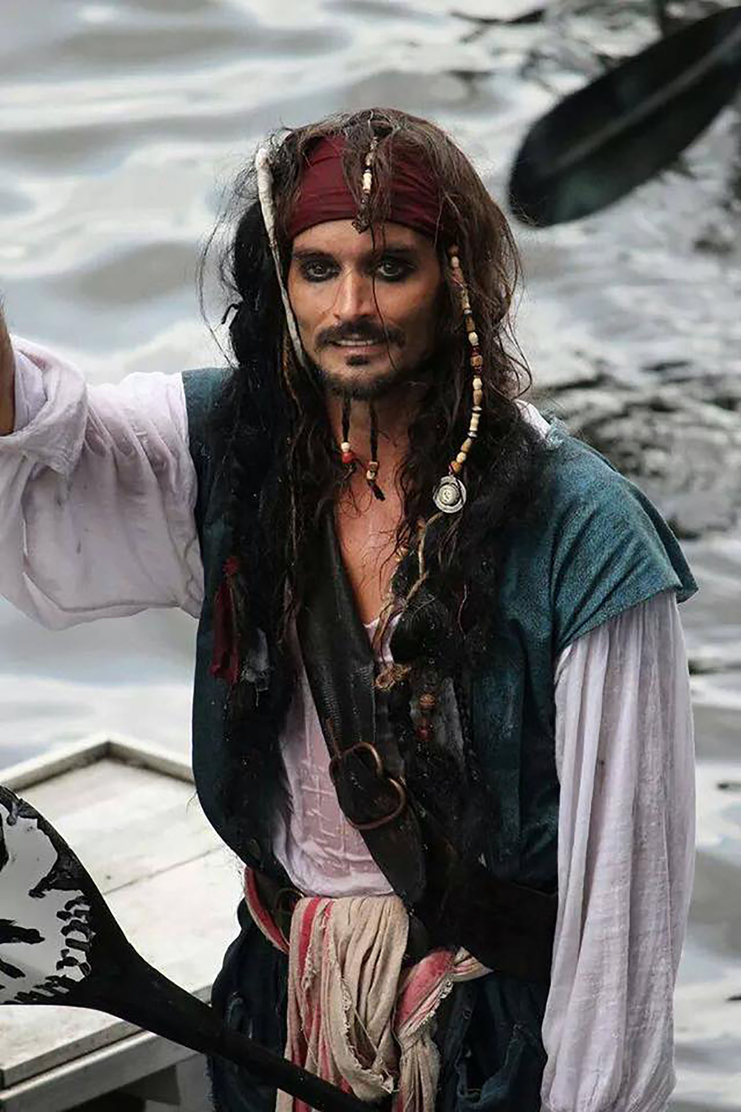 Joshua Hensley enjoyed dressing up as Captain Jack Sparrow