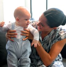 Archie, the son of Prince Harry, the Duke of Sussex and Meghan the Duchess of Sussex makes first public appearance in South Africa