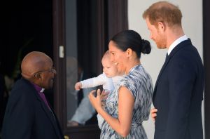 Archie, the son of Prince Harry, the Duke of Sussex and Meghan the Duchess of Sussex makes first public appearance in South Africa