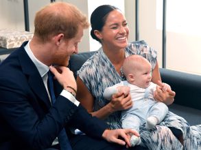 Archie, the son of Prince Harry, the Duke of Sussex and Meghan the Duchess of Sussex makes first public appearance in South Africa