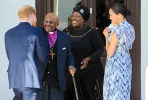 Archie, the son of Prince Harry, the Duke of Sussex and Meghan the Duchess of Sussex makes first public appearance in South Africa